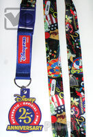 Lanyard with Dangle - Celebrating 25 Years of Disney Pins - 25th Anniversary - Reversible