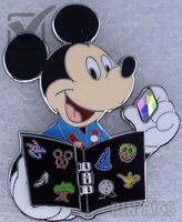 WDW - Mickey - Trade with Character Series - Celebrating 25 Years of Disney Pins 2025 - Double Sided Hinge