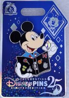 WDW - Mickey - Trade with Character Series - Celebrating 25 Years of Disney Pins 2025 - Double Sided Hinge