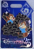 WDW - Chip and Dale - Disney Pin Trader Life Series - Celebrating 25 Years of Disney Pins 2025