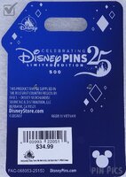 WDW - Chip and Dale - Disney Pin Trader Life Series - Celebrating 25 Years of Disney Pins 2025