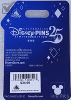 WDW - Chip and Dale - Disney Pin Trader Life Series - Celebrating 25 Years of Disney Pins 2025