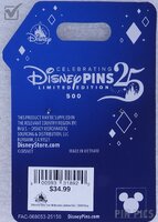 WDW - Donald Duck - Disney Pin Trader Life Series - Celebrating 25 Years of Disney Pins 2025