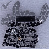 WDW - Stitch - Trade with Character Series - Celebrating 25 Years of Disney Pins 2025 - Double Sided Hinge