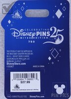 WDW - Stitch - Trade with Character Series - Celebrating 25 Years of Disney Pins 2025 - Double Sided Hinge