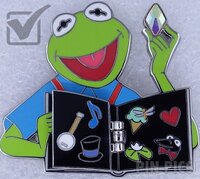 WDW - Kermit - Trade with Character Series - Celebrating 25 Years of Disney Pins 2025 - Double Sided Hinge