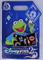 WDW - Kermit - Trade with Character Series - Celebrating 25 Years of Disney Pins 2025 - Double Sided Hinge