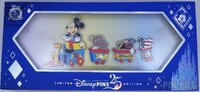 WDW - Yesterday to Today Train Set - Celebrating 25 Years of Disney Pins 2025
