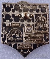 DLR - Goofy - Tomorrowland - Display Frame Extension Set 1 of 4 - Disneyland 70th Anniversary