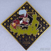 DLP - Captain Hook and Peter Pan - Villains and Silhouettes in Flames Monthly Series - September 2025