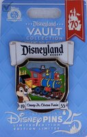 DLR - Casey Jr Circus Train - 1955 Opening Day Attraction Posters - Series 3 - Disneyland 70th Anniversary