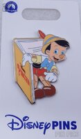 Pinocchio Hiding Inside a Book