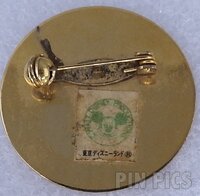 Button - Japan - Mickey Mouse - Old Round - TDL