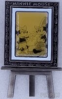 Disney Catalog - Mickey and Minnie - 75 Years Easel Pin Set #1 - Black and White