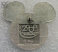 WDW - Yin Yang Mickey Head - Two White Dots - Error - Brownish Black - Version 1