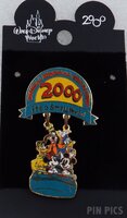WDW -  Mickey, Minnie, Goofy, Donald Duck, Pluto - It's a Small World - Disneyana Convention 2000