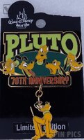 WDW - Pluto 70th Anniversary Dangle - Mystery Pin 8