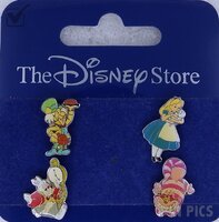 Japan - Alice in Wonderland - Mini 4 Pin Set