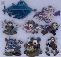 WDW - 20,000 Leagues Under the Sea - 2007 Framed Set