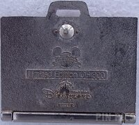 HKDL - Mickey, Minnie, Pluto, Donald - Suitcase - Hong Kong City Series - Hinged