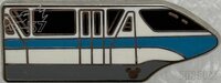 DLR - Mark V Light Blue - Monorails - Hidden Mickey 2011