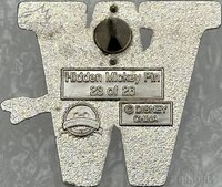 DLR - W for Wendy - Alphabet - Hidden Mickey 2011