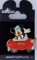 HKDL - Mickey in a Red Glitter Car