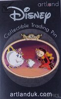 Artland - Mrs Potts, Chip and Cogsworth - Chip's Confusion - Oval Signature Series - Beauty and the Beast