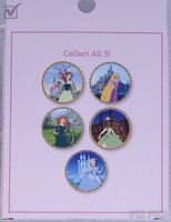 GoPinPro - Belle - Princess Mystery Set - Wave 1 - Disney Homes Series - Jumbo