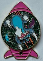 Korea - Stitch - Pink Rocket - Spinner