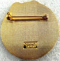 Brooch - WDW - Mickey - First Annual Teddy Bear Convention 1988
