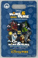 WDW - Wine and Disney Half Marathon Weekend 2025 Logo - runDisney