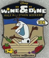 WDW - Olaf - I Did It - 10K - Wine and Dine Half Marathon Weekend 2025 - Slider - runDisney