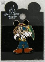 Pirate Mickey - Parrot on Arm