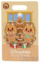 Chip and Dale Gingerbread Build-a-Pin Set - Merry Christmas 2025 - Free-D
