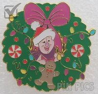 Loungefly - Piglet - Winnie the Pooh and Friends Holiday Wreaths Set - Mystery - Blacklight - BoxLunch