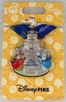 WDW - Three Good Fairies - Replica Medal - 19.3 Two Course Challenge - Wine and Dine Half Marathon Weekend 2025 - Hinged - runDisney 2025