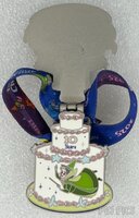WDW - Three Good Fairies - Replica Medal - 19.3 Two Course Challenge - Wine and Dine Half Marathon Weekend 2025 - Hinged - runDisney 2025