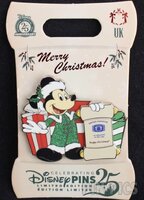 DLR - Mickey Dressed as Father Christmas - United Kingdom - Christmas Around the World Series