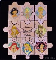 Japan -  Princess Ladies Puzzle Pin Set - JDS