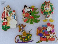 Japan - Mickey, Minnie, Donald, Goofy and Pluto - Christmas 2002 Set - TDL