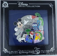 WDW - 1980s EPCOT Pavilions Revisited - Maria Stuckey Disney Artist Collection - Jumbo