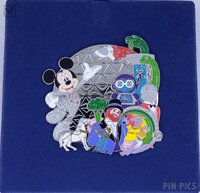 WDW - 1980s EPCOT Pavilions Revisited - Maria Stuckey Disney Artist Collection - Jumbo