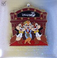 WDW - Chip, Dale, Clarice - Join Us for a Celebration! Series - Celebrating 25 Years of Disney Pins 2025 - Light-up Jumbo