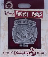 DLR - Stitch - Tomorrowland - Pocket Parks Series - Hinged