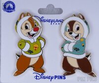DLP - Chip and Dale Christmas Hoodies Set