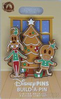 Donald and Goofy with Gingerbread Tree Build-a-Pin Set - Merry Christmas 2025 - Free-D