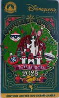 DLP - Sleeping Beauty Castle Wreath - Joyeux Noel 2025