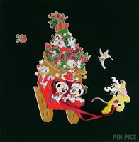 DLP - Mickey and Friends in a Sleigh - Dressed as Santa - Christmas 2025 - Jumbo