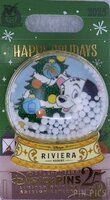 WDW - Riviera - Disney Resorts Snow Globe Series - Christmas 2025 - 3D Dome